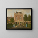 The Garden and the Shed of 524 Keizersgracht in Amsterdam - Hendrik Keun — framed artwork on a wall