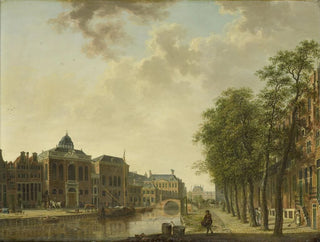 View of the Houtmarkt in Amsterdam - Hendrik Keun — artwork view