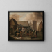 Fish Market - Hendrik Martensz Sorgh — framed artwork on a wall