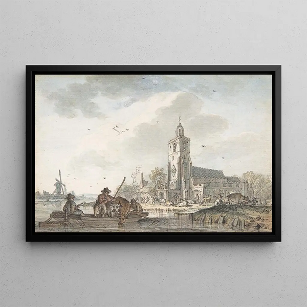April - Hendrik Meijer — framed artwork on a wall