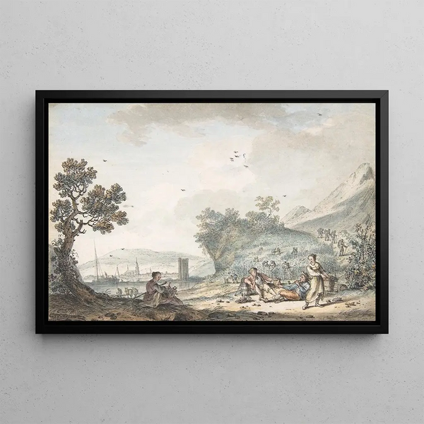October - Hendrik Meijer — framed artwork on a wall