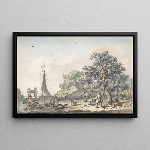 September Painting - Hendrik Meijer — framed artwork on a wall