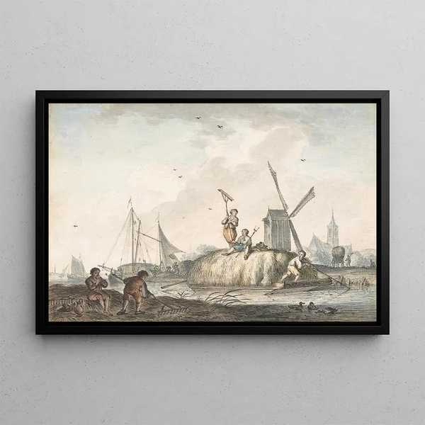 The Twelve Months - Hendrik Meijer — framed artwork on a wall
