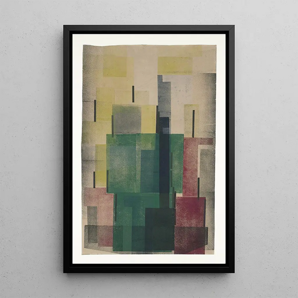 Composition - Hendrik Nicolaas Werkman — framed artwork on a wall