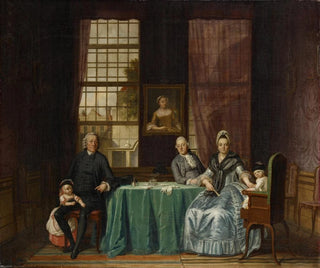 Family group in an interior - Hendrik Pothoven — artwork view