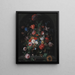 Flower Piece - Hendrik Schoock — framed artwork on a wall