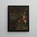 Flower Painting - Hendrik Schoock — framed artwork on a wall