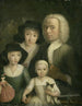 Autoportrait with his wife Sanneke van Bommel and their two children - Hendrik Spilman — artwork view