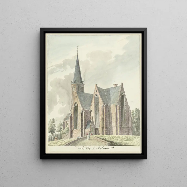 Église d'Aalsmeer - Hendrik Tavernier — framed artwork on a wall