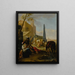 a musical celebration at the Church of the Holy Trinity of the Mountains in Rome - Hendrik Verschuring — framed artwork on a wall