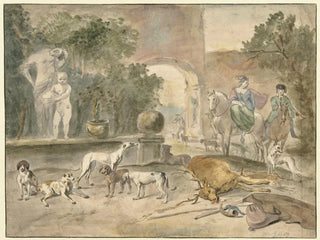 Hunting scene - Hendrik Verschuring — artwork view