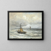 f the Coast - Hendrik Willem Mesdag — framed artwork on a wall