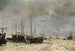 Landscape of Polder with Frozen Boats - Hendrik Willem Mesdag — artwork view