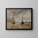 The Moulage de l'ancre - Hendrik Willem Mesdag — framed artwork on a wall