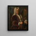 Dirk van Cloon 1730-1735 - Hendrik van den Bosch — framed artwork on a wall