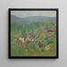 Henri Martin Painting - Summer View of the Roofs of Labastide-du-Vert - Henri Martin — framed artwork on a wall