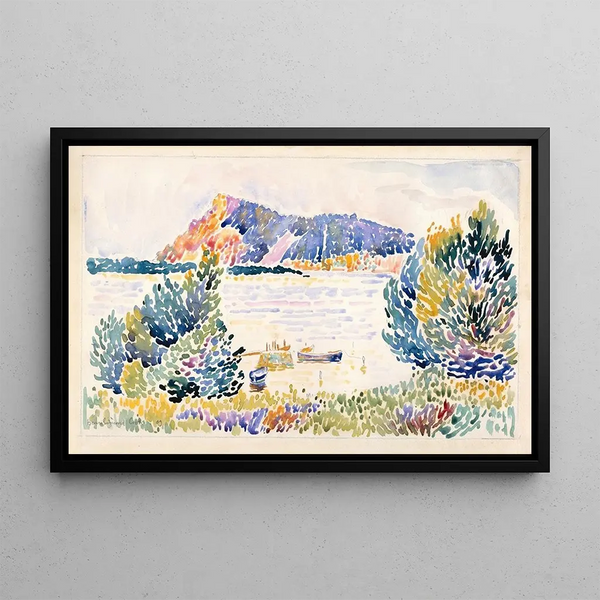 Cap Nègre - Henri-Edmond Cross — framed artwork on a wall