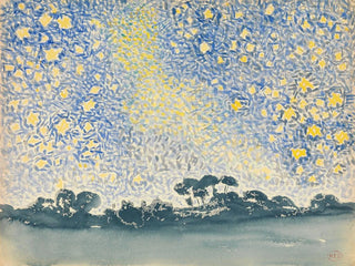 Landscape with Stars - Henri-Edmond Cross — artwork view