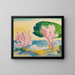 Spring Pink Painting - Henri-Edmond Cross — framed artwork on a wall