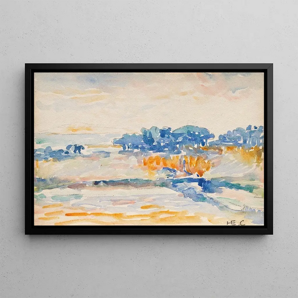 Saint-Clair Painting - Henri-Edmond Cross — framed artwork on a wall