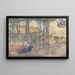The Evening Air - Henri-Edmond Cross — framed artwork on a wall