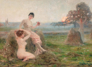 L'heure enchantée - Henri-Eugène Delacroix — artwork view