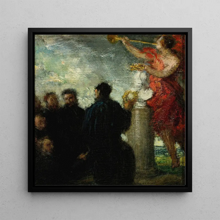 Tribute to Eugène Delacroix - Henri Fantin-Latour