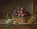 Nature morte with plums, almonds, and grapes - Henri-Horace Roland Delaporte — artwork view