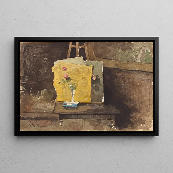 A corner of the studio - Henri-Joseph Harpignies — framed artwork on a wall