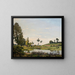 A river scene - Henri-Joseph Harpignies — framed artwork on a wall