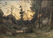A Clearing at Sunset - Henri-Joseph Harpignies — artwork view