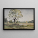 Antibes - Henri-Joseph Harpignies — framed artwork on a wall
