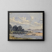 Riverbank Painting - Henri-Joseph Harpignies — framed artwork on a wall