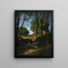 Sapins aux Trembleaux, Marlotte - Henri - Joseph Harpignies — framed artwork on a wall