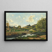 La Chapelle Saint-Étienne - Henri-Joseph Harpignies — framed artwork on a wall