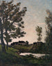 La Rigole Saint - Privé - Henri - Joseph Harpignies — artwork view