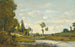 Lavandières au bord de la rivière - Henri-Joseph Harpignies — artwork view