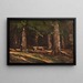 Le Banc - Henri-Joseph Harpignies — framed artwork on a wall