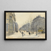 Le boulevard Saint-Germain, Paris - Henri-Joseph Harpignies — framed artwork on a wall