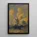 The Path in the Forest - Henri-Joseph Harpignies — framed artwork on a wall