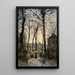 Le jardin du Luxembourg - Henri-Joseph Harpignies — framed artwork on a wall