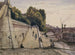 Les Bains de la Samaritaine, the Seine on the Quai du Louvre, 1st arrondissement - Henri-Joseph Harpignies — artwork view