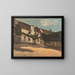 Maison Hrisson - Henri-Joseph Harpignies — framed artwork on a wall