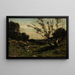 Morning in the Nièvre - Henri-Joseph Harpignies — framed artwork on a wall