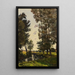 Landscape with Stream - Henri-Joseph Harpignies — framed artwork on a wall