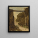 Door - Henri-Joseph Harpignies — framed artwork on a wall
