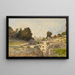 Rome view of the Palatine - Henri-Joseph Harpignies — framed artwork on a wall