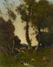 Stream near Nevers - Henri-Joseph Harpignies — artwork view