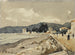 on the edges of the sea in Nice - Henri-Joseph Harpignies — artwork view