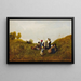La promenade des enfants - Henri-Joseph Harpignies — framed artwork on a wall